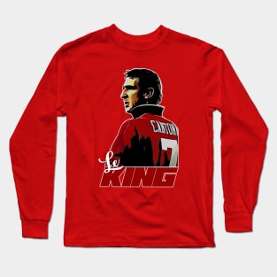 Mancs Gone Mad - Eric Cantona - LE KING Long Sleeve T-Shirt